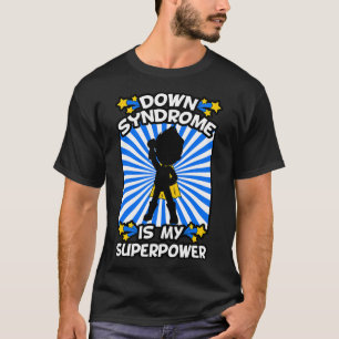 Superhero Down Syndrome Awareness Chromosome Super T-Shirt
