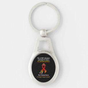 SUPERHERO...Firefighter Key Ring