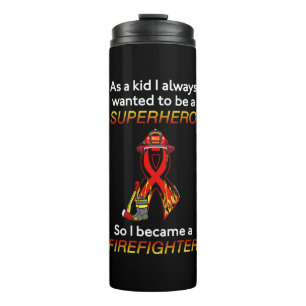 SUPERHERO...Firefighter Thermal Tumbler