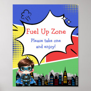 Superhero Fuel Up   Poster