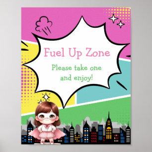Superhero Fuel Up Poster