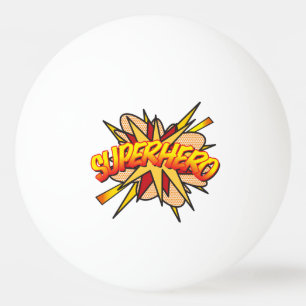 Superhero Funny Cool Modern Comic Book Ping Pong Ball
