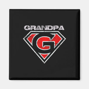 Superhero Funny Gift Fathers Day Shirt Magnet