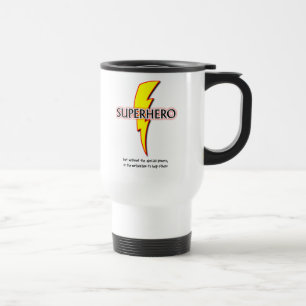Superhero Funny Travel Mug Humour Super Hero