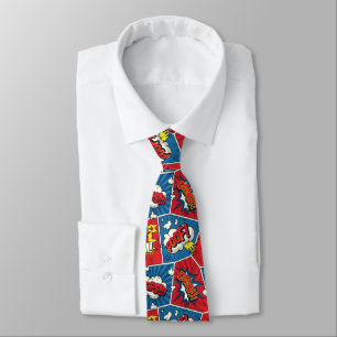 Superhero, Gamer, Comic Book Theme Tie