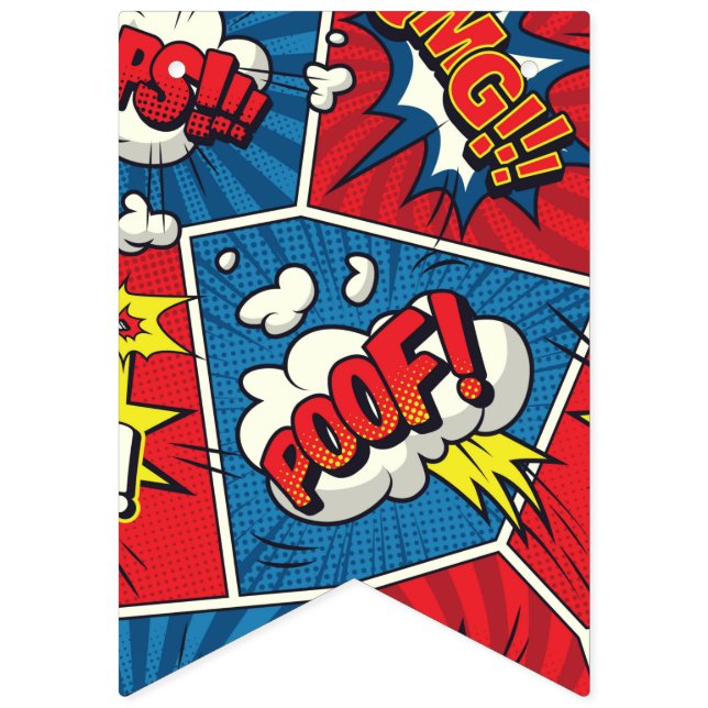 Superhero/Gamer Party Banner (First Flag)
