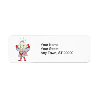 superhero garlic character