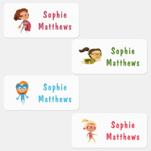 Superhero Girl Custom Personalised Name Clothing