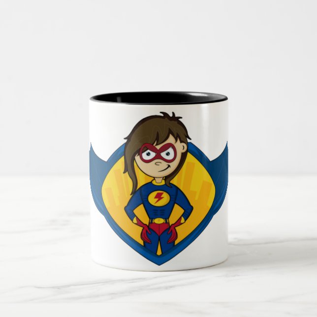 Superhero Girl Mug (Center)