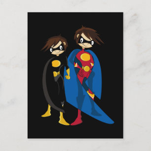 Superhero Girls Postcard