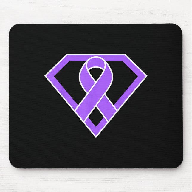 Superhero Hero Warrior Fighter Lupus Awareness Mouse Mat (Front)