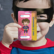 Superhero Id Card Kids super heroes fun identity