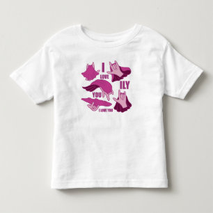 Superhero ILY - ASL Design Toddler T-Shirt