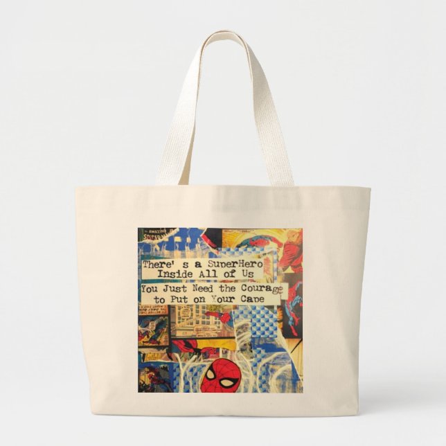 Superhero Jumbo Tote (Front)