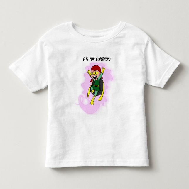 Superhero Lucy Toddler Tee (Front)