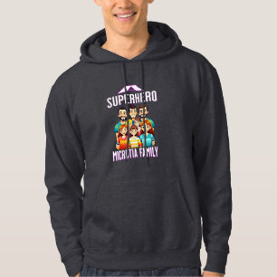 Superhero microtia hoodie
