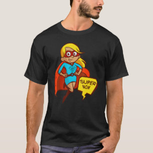 Superhero Mother's Day Super Mom Comic Book T-Shirt