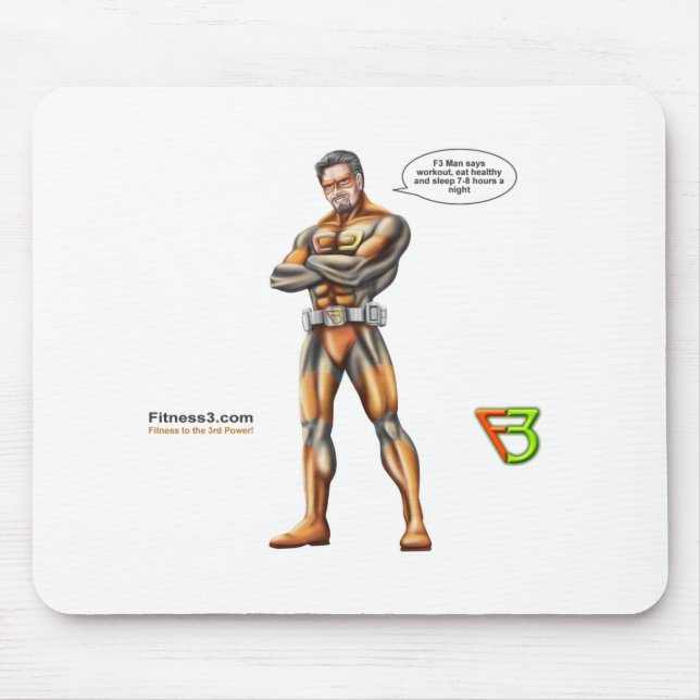 Superhero mouse pad (Front)