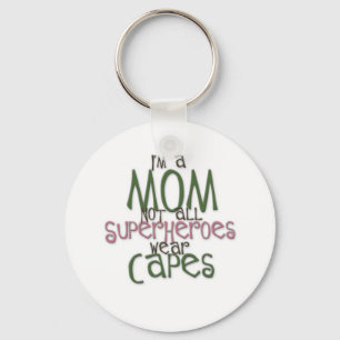 Superhero Mum Keychain