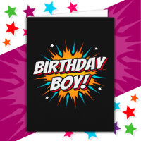 Superhero Party Comic Book Hero Birthday Boy