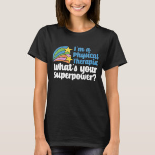 Superhero Physical Therapist Cute PT Star T-Shirt