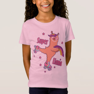 Superhero Pink Llama T-Shirt