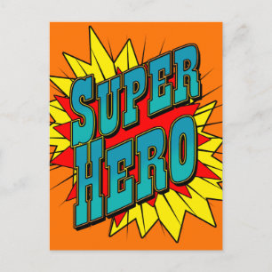SuperHero Postcard