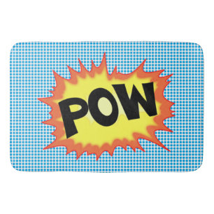 Superhero Pow! Explosion Bathmat