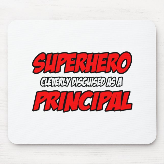Superhero...Principal Mouse Mat (Front)