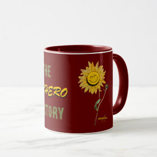 Superhero Red Mug by Poet Adiela Akoo