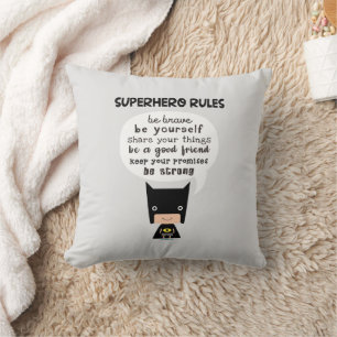 Superhero Rules Cushion