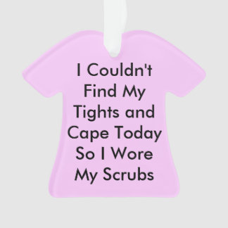 Superhero Scrubs Ornament