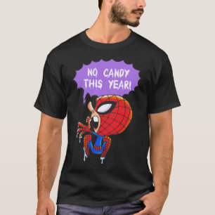 Superhero Stuck on Wall No Candy This Year T-Shirt