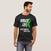 Superhero Style Organ Donation Awareness T-Shirt (Front Full)