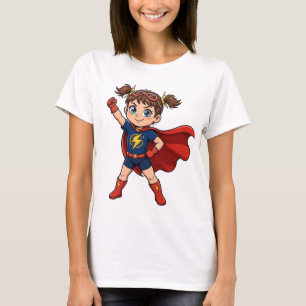 Superhero style t shirt