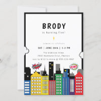 Superhero Theme Birthday