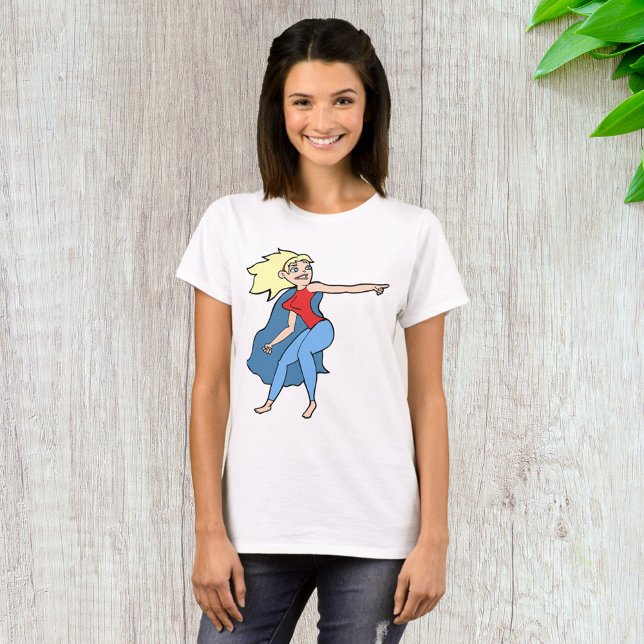 Superhero Woman T-Shirt (Creator Uploaded)