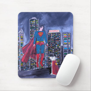 Superheroes Best Friend Painting by Alfred Fox Mouse Mat