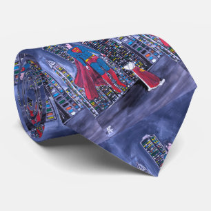 Superheroes Best Friend Painting by Alfred Fox Tie