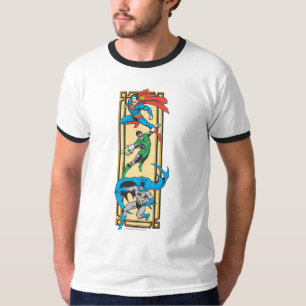 Superheroes In Action T-Shirt
