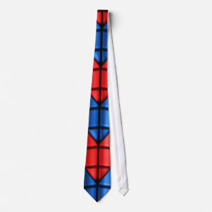 Superheroes - Red and Blue Tie