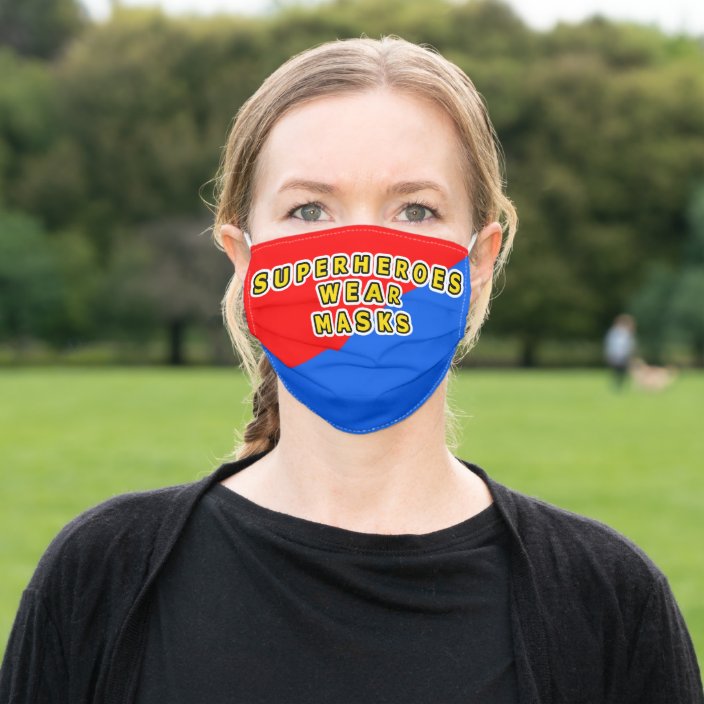 Superheroes Wear Masks Super Red and Blue Zazzle.co.uk