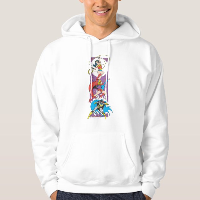 Superheroines In Action Hoodie (Front)