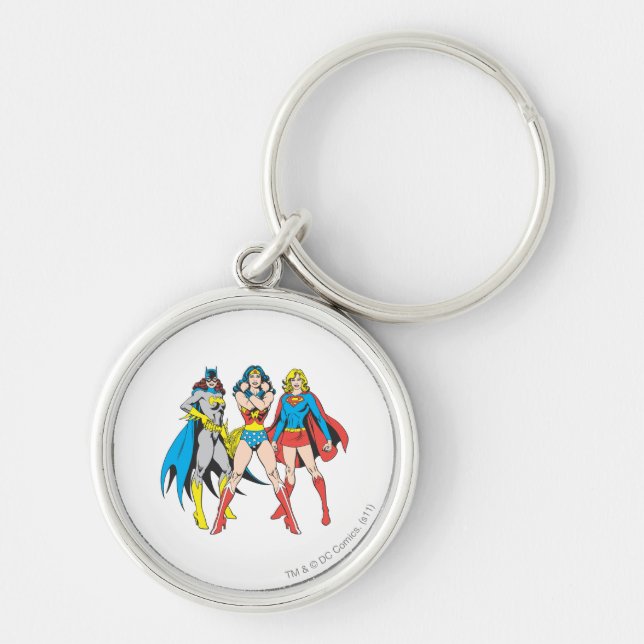 Superheroines Pose Key Ring (Front)