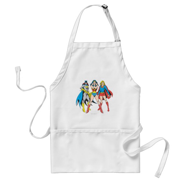 Superheroines Pose Standard Apron (Front)