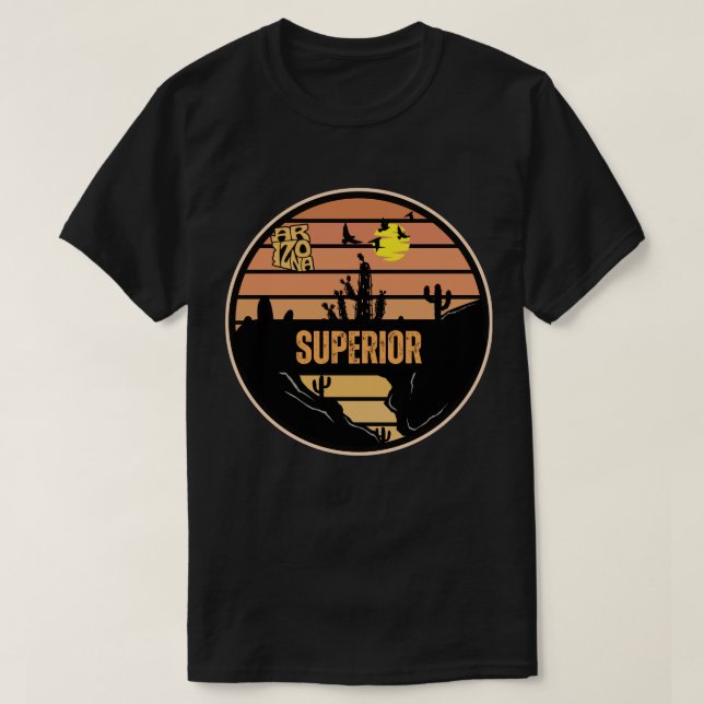 Superior, Arizona T-Shirt (Design Front)