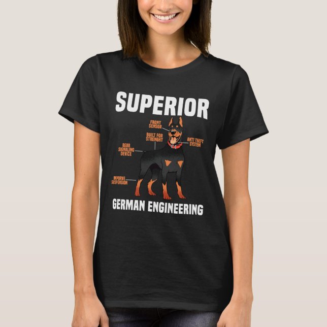 Superior German Engineering Dobermans  262 T-Shirt (Front)