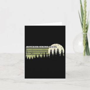 Superior Hiking Trail Outdoor Nature Forest Men Wo Card