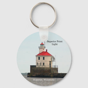 Superior Point Lighthouse key chain