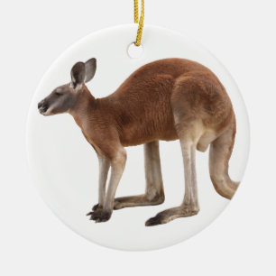 Superior product of kangaroo ceramic tree decoration